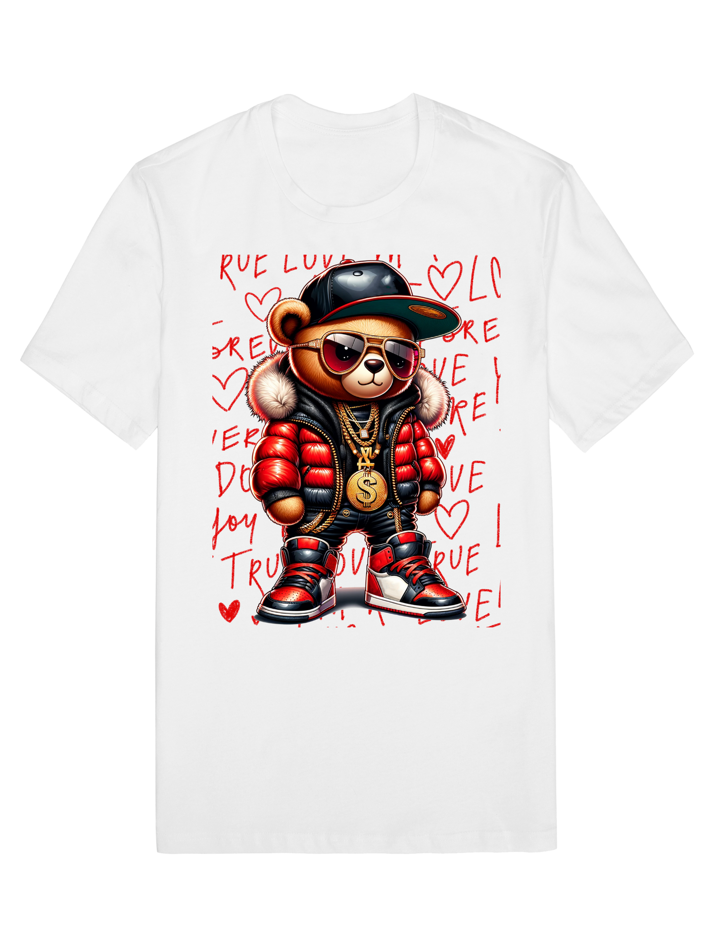 Bad Bear Red Heart